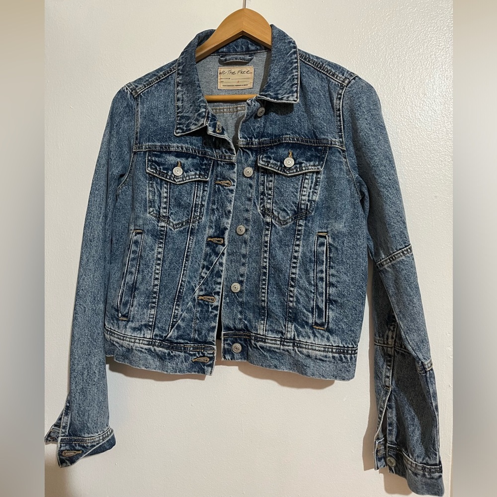 “We The Free” Blue Denim Jacket for Women